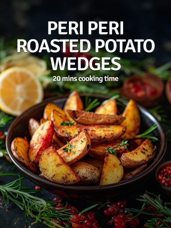 Peri Peri Roasted Potato Wedges