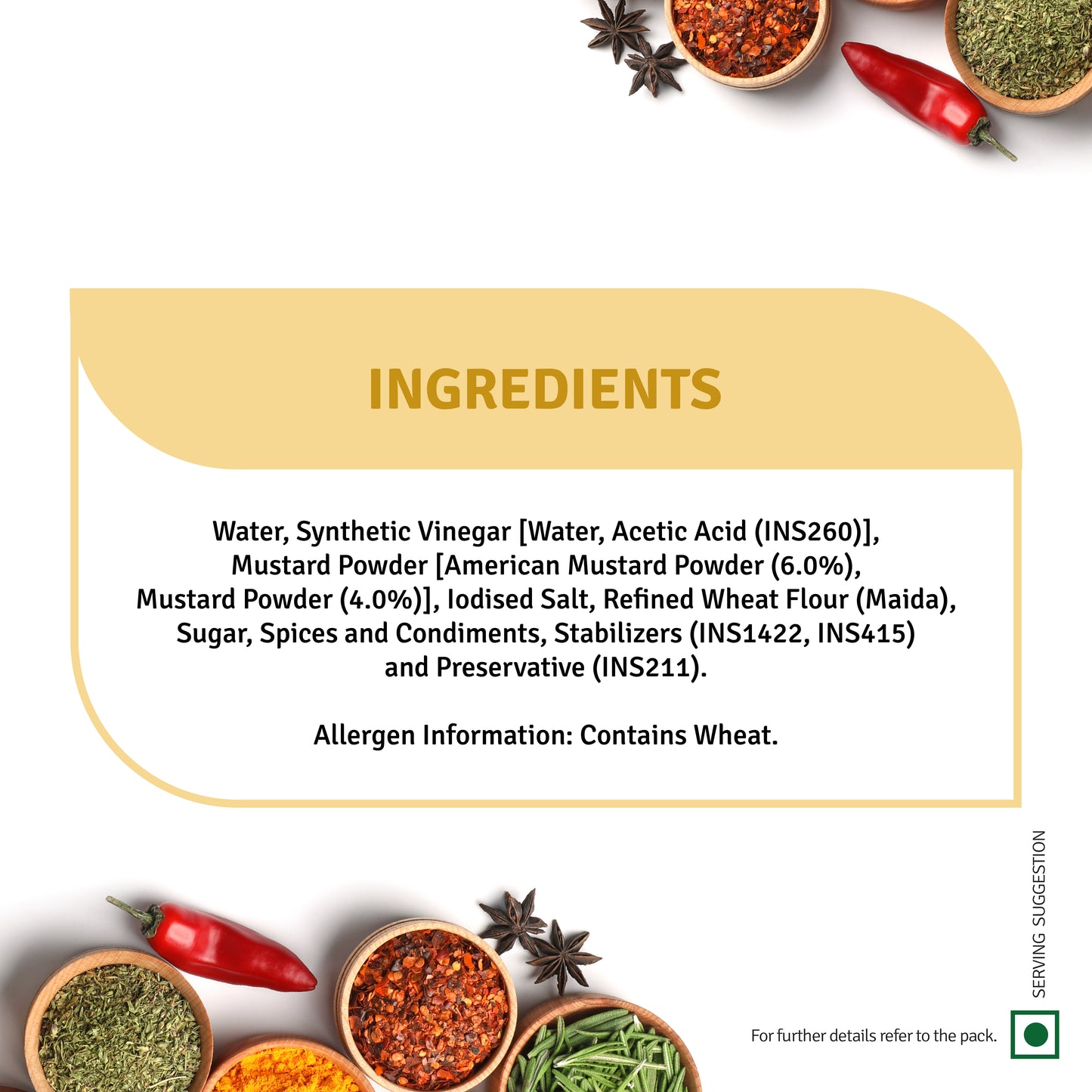American Mustard Sauce (320G)