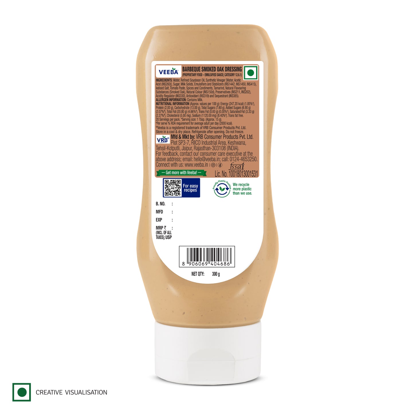 Barbeque Smoked Oak Dressing (300G)