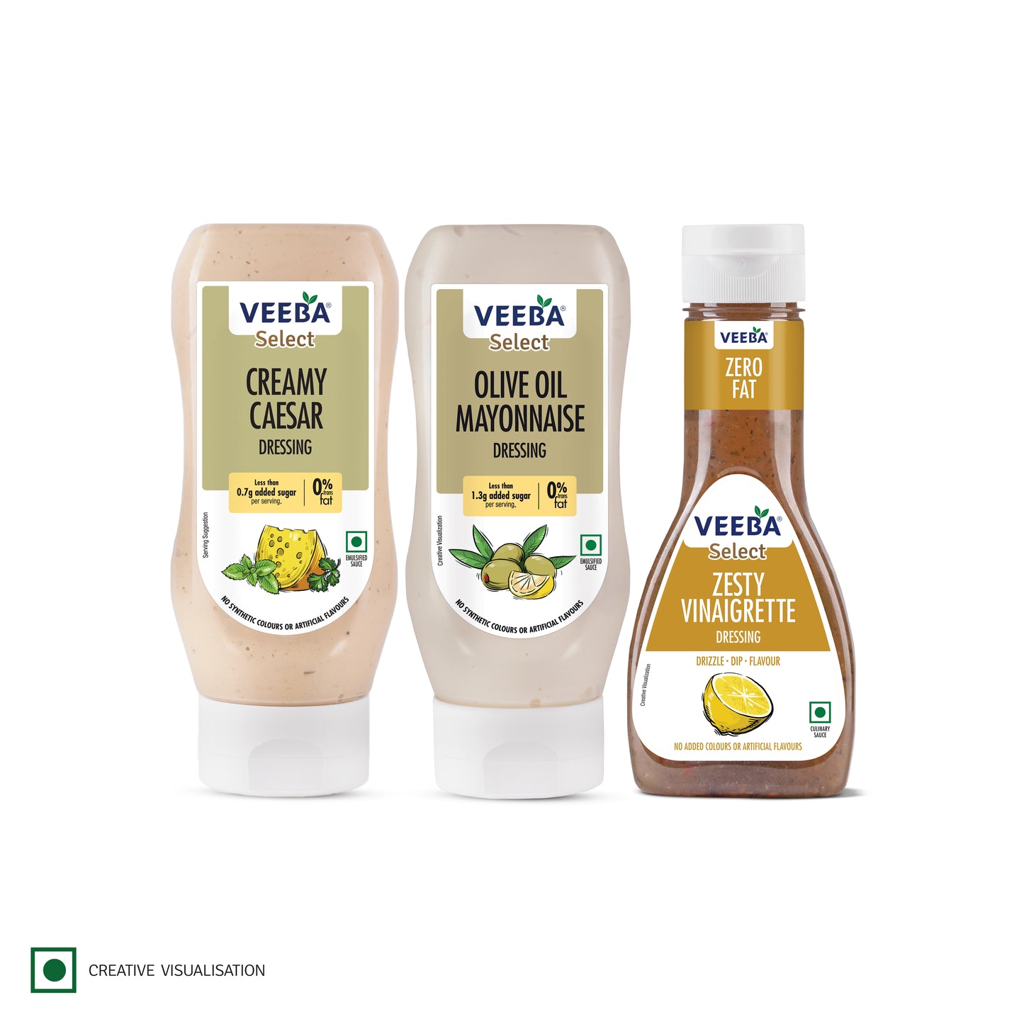 Caeser Creamy Dressing (300g) | Olive Oil Mayonnaise (300g) | Vinaigrette Salad Sauce (320g)