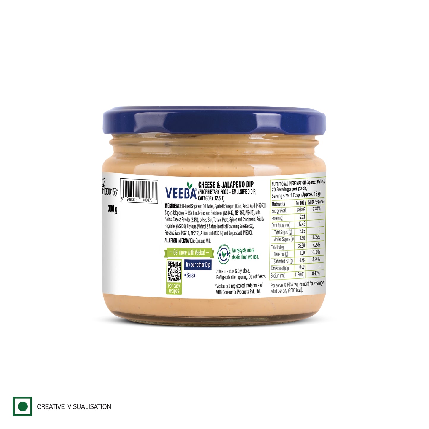 Cheese & Jalapeno Dip (300G)