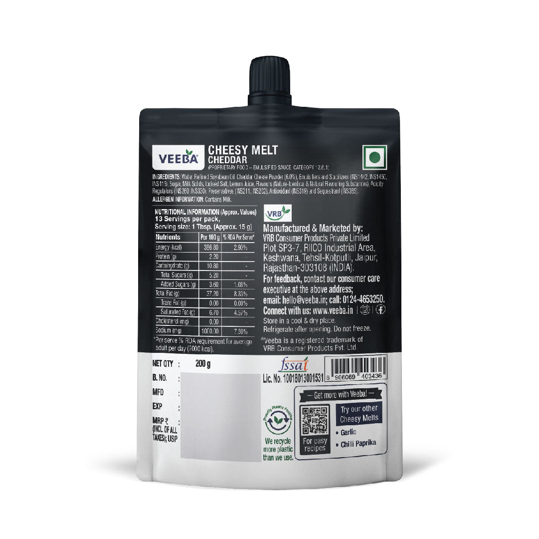 Cheesy Melt Cheddar (200g)