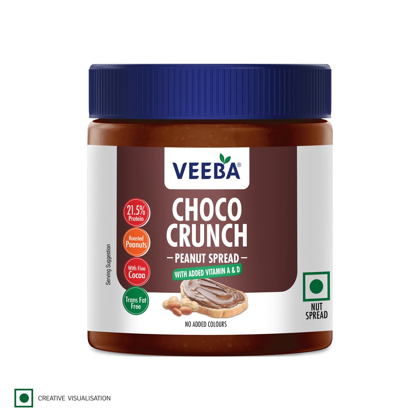 Choco Crunch Peanut Spread with added Vitamin A&D(340g)