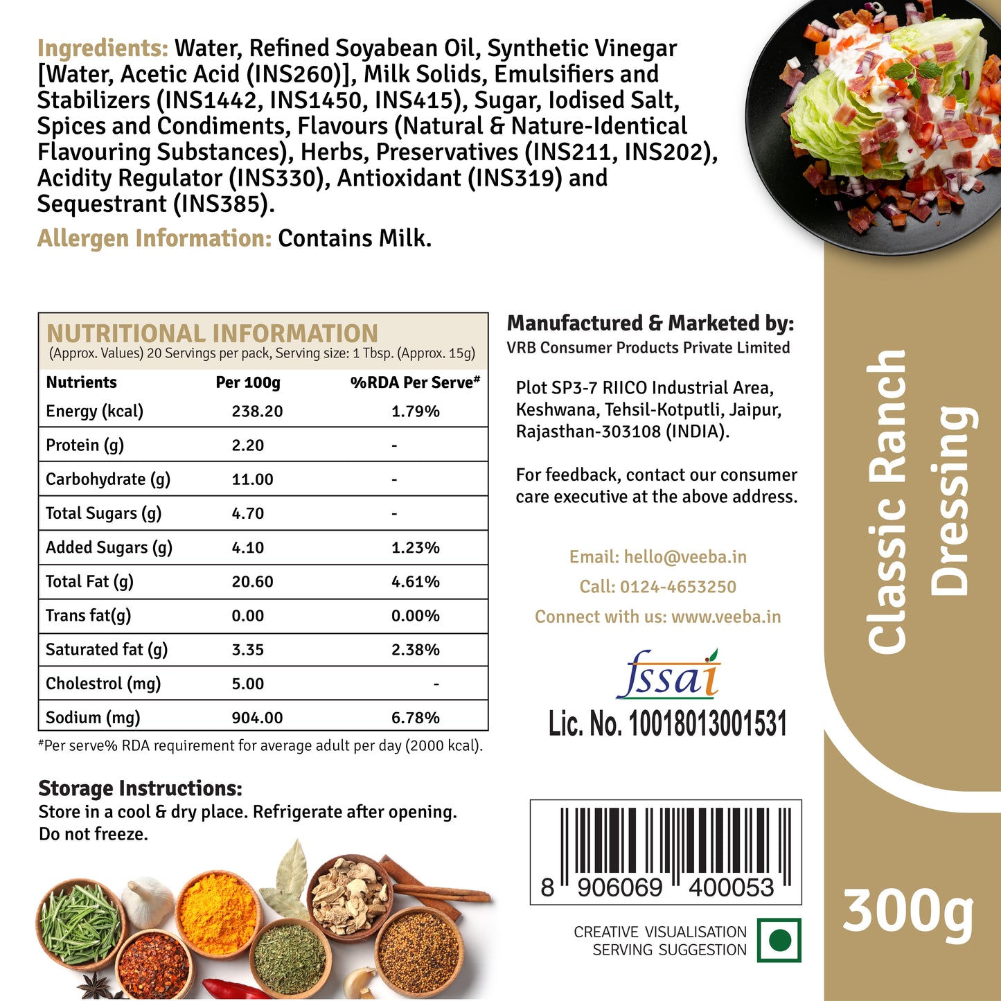 Thousand Island Dressing | Classic Ranch | Sweet Onion