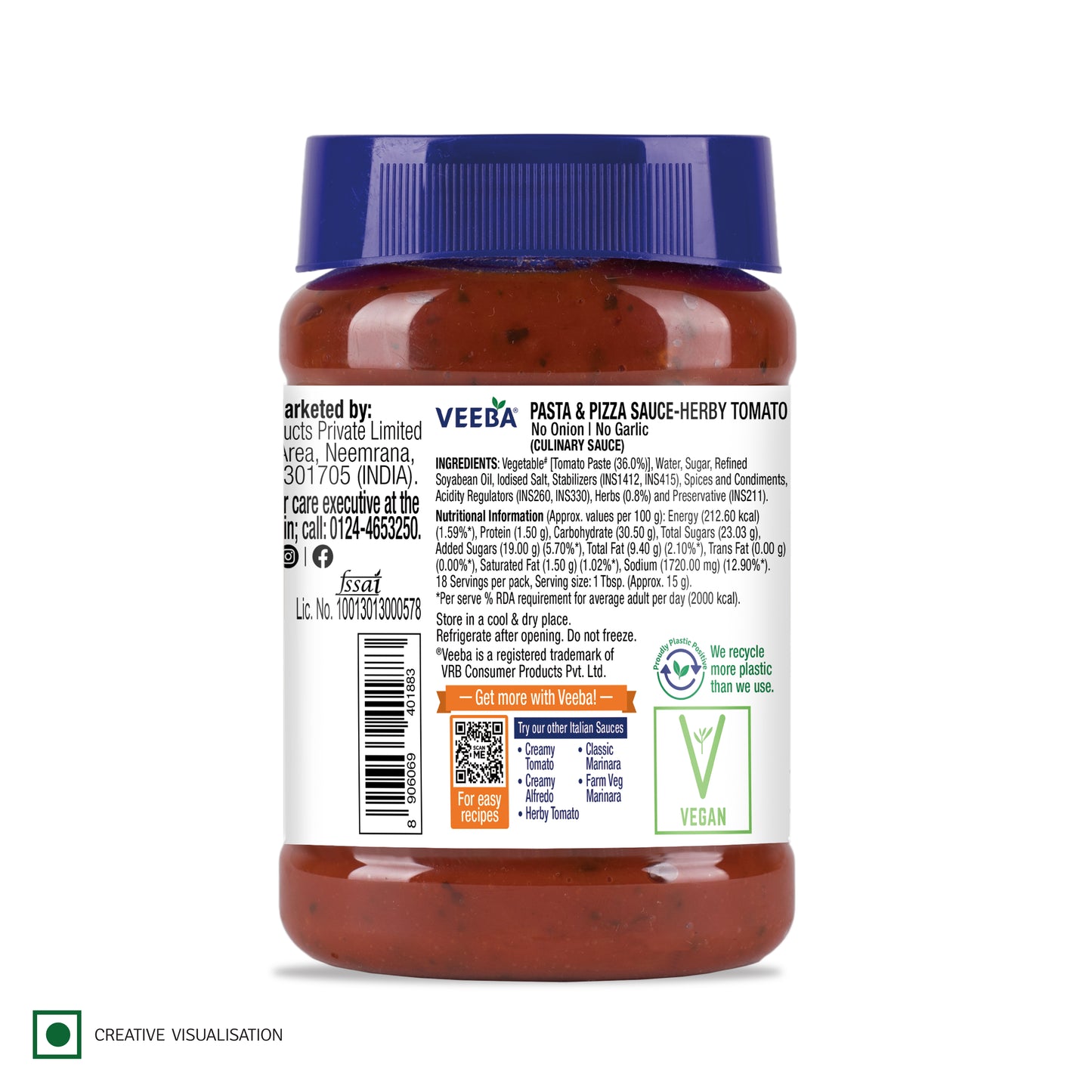 Pasta & Pizza Sauce Herby Tomato - NONG (280G)