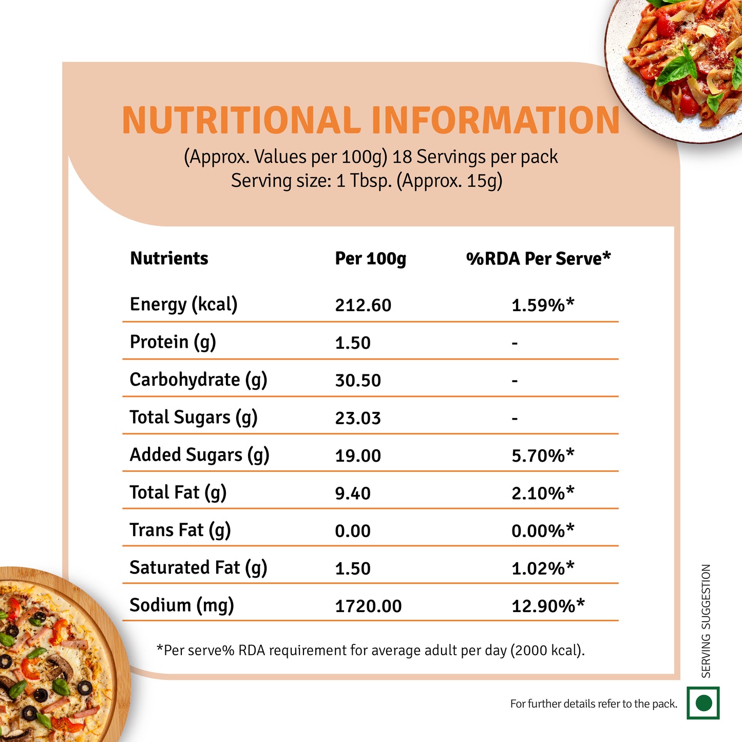 Pasta & Pizza Sauce Herby Tomato - NONG (280G)
