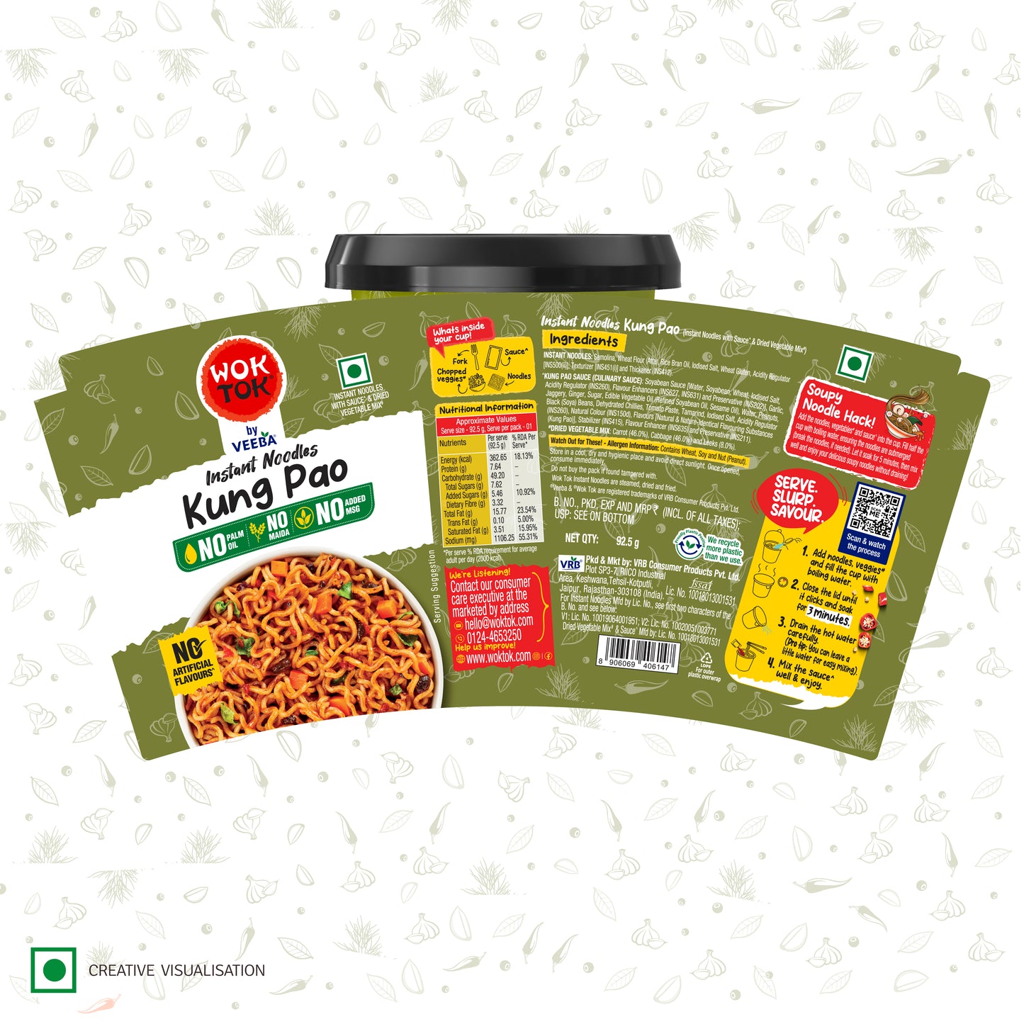 Instant Cup Noodles Kung Pao