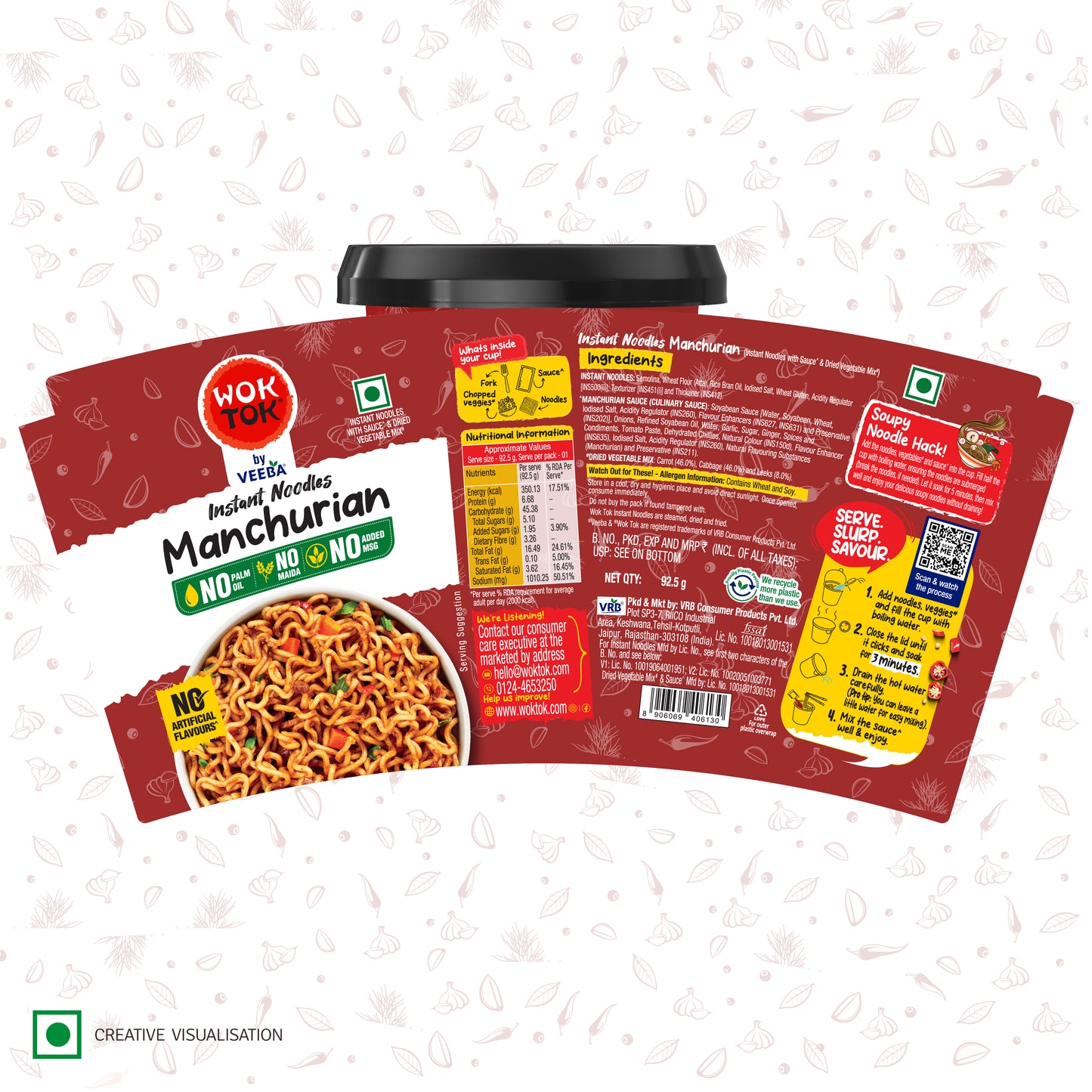 Instant Cup Noodles Manchurian