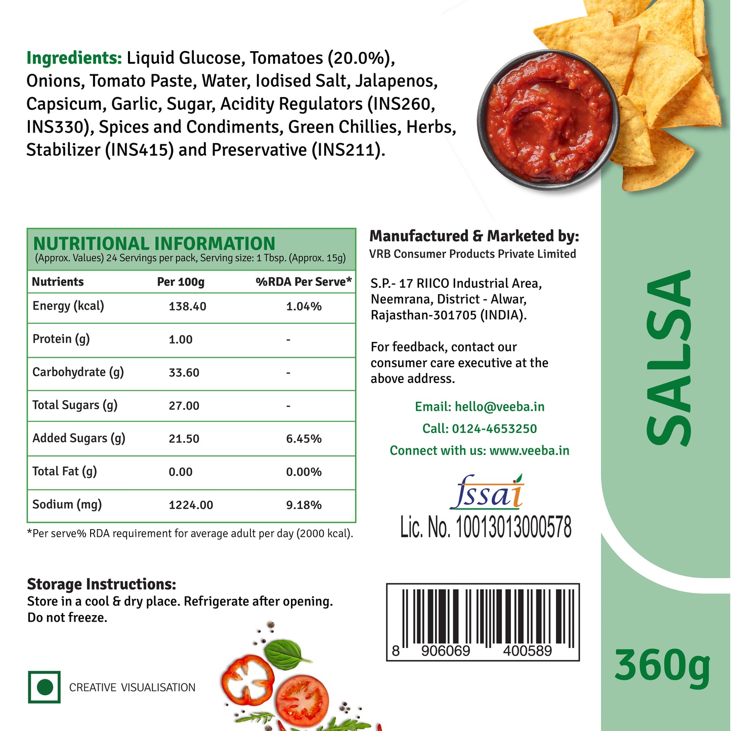 Salsa (360g) | Choco Crunch Peanut Spread (340g)