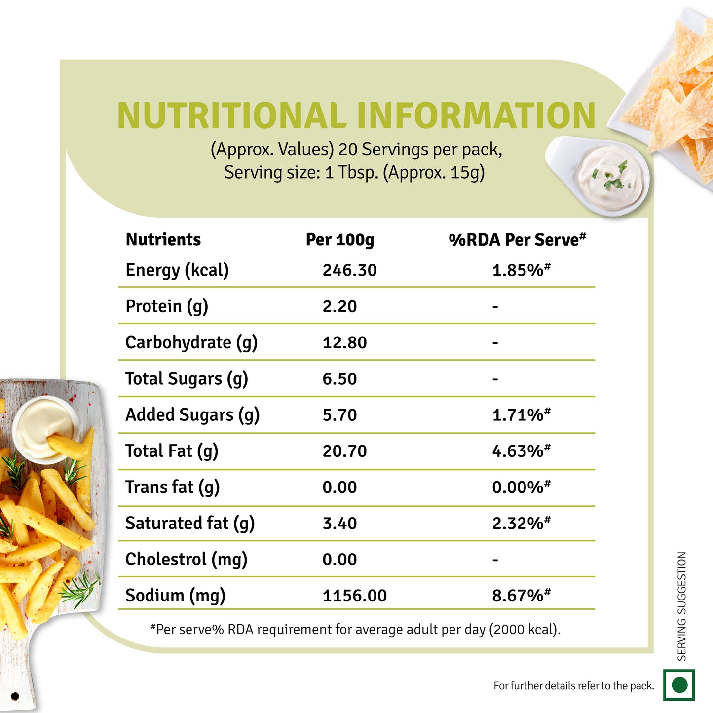 Mint Mayonnaise Dressing (300G)