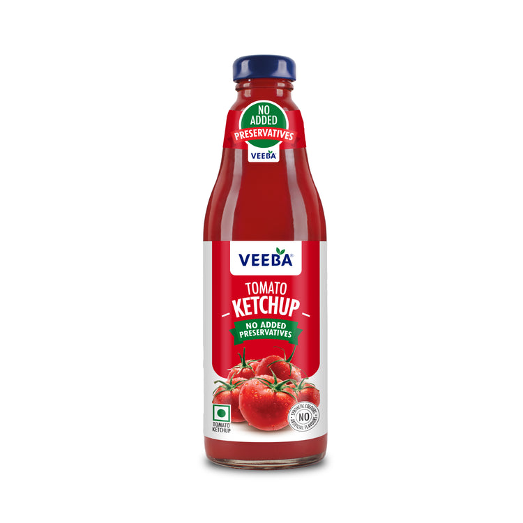 VEEBA TOMATO KETCHUP NO ADDED PRESERVATIVES (500G)