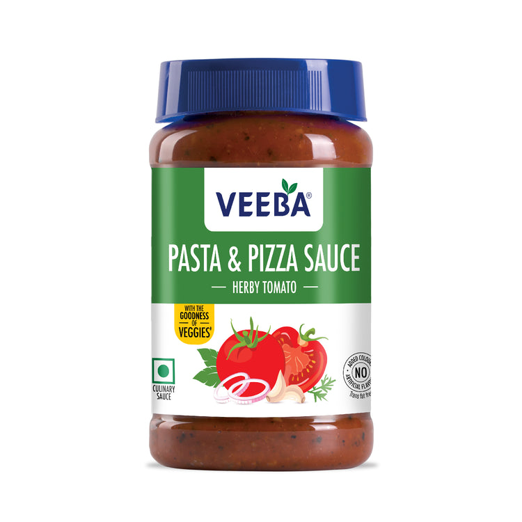 VEEBA PASTA & PIZZA SAUCE HERBY TOMATO (525G)