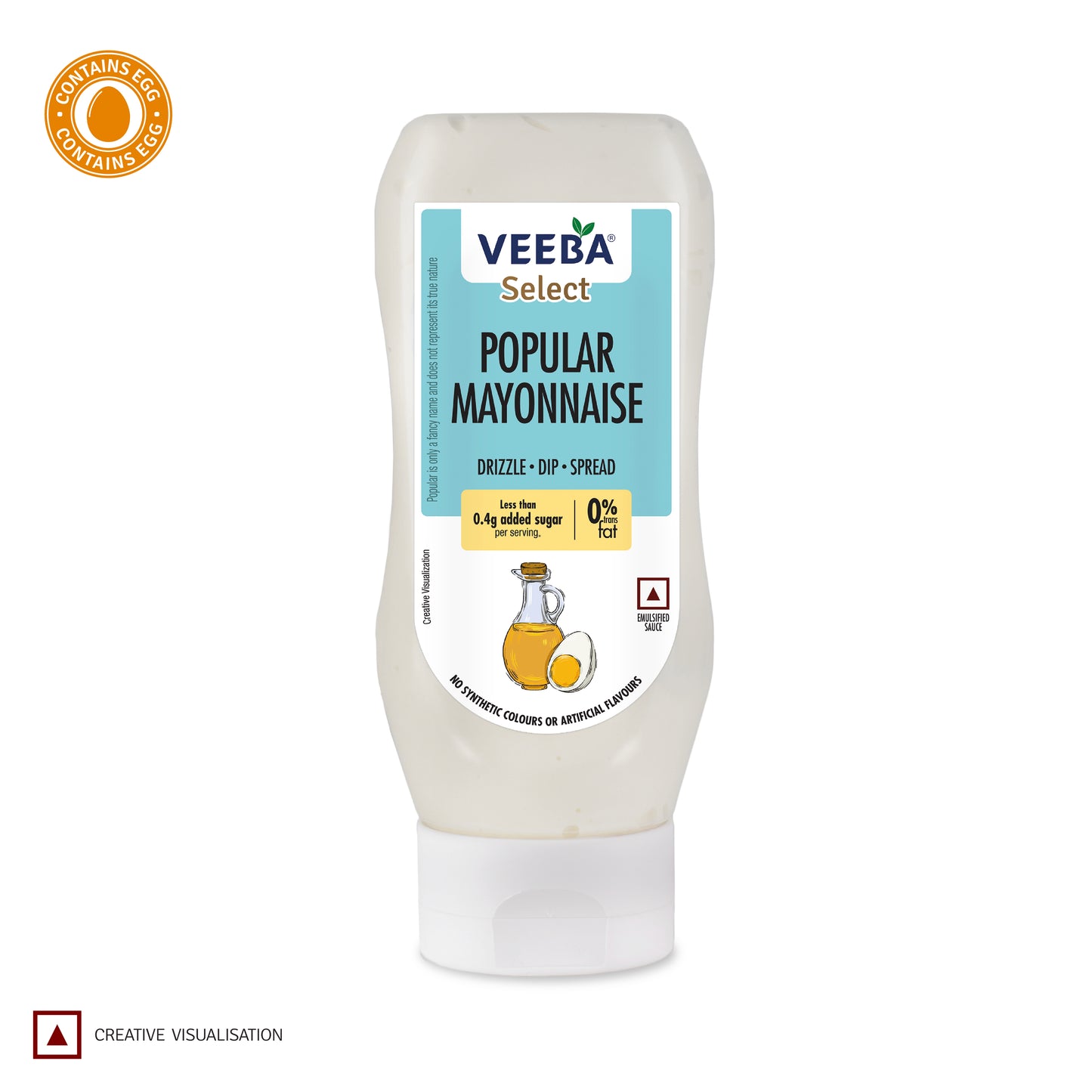 Popular Mayonnaise - Contains Egg (280G)