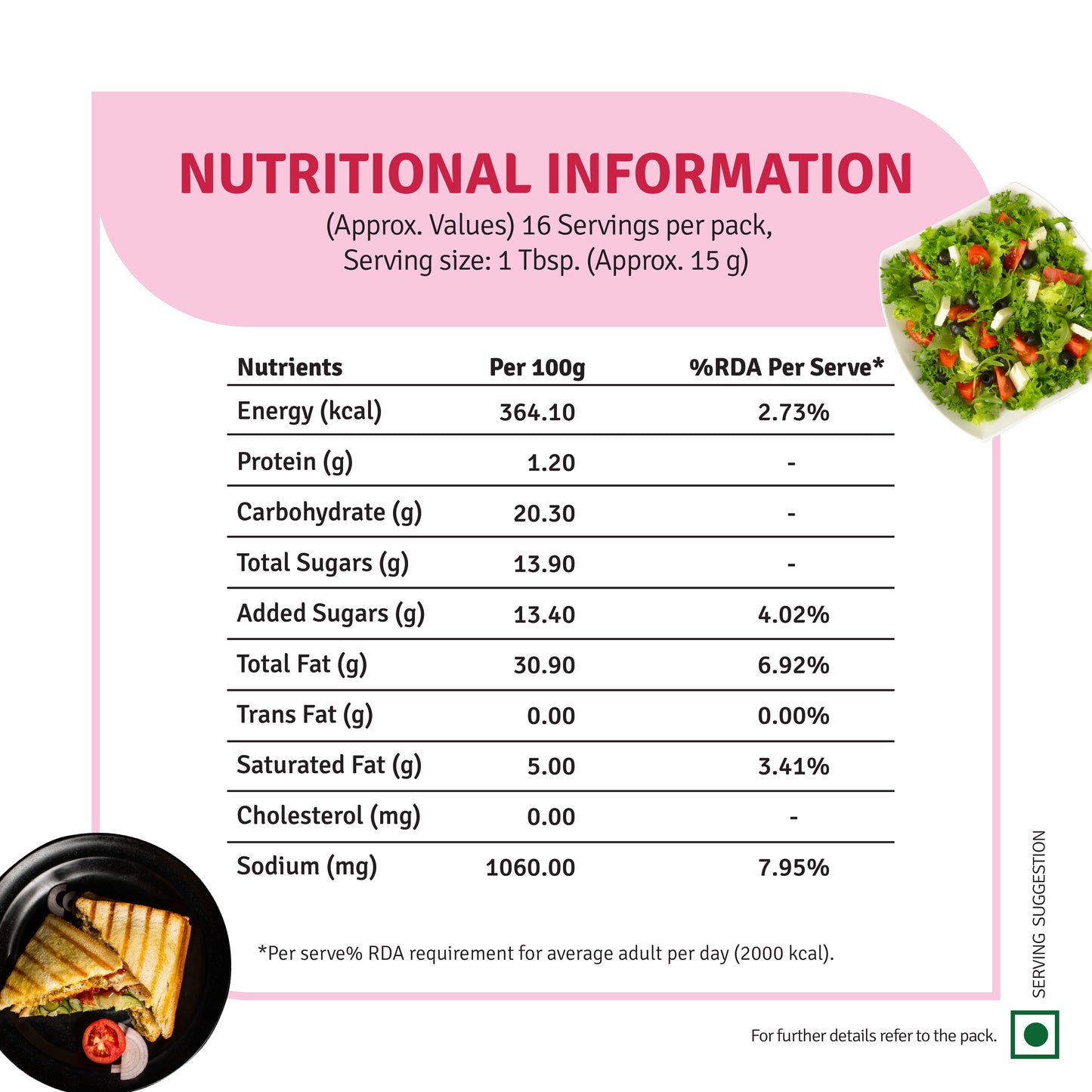 Sandwich Spread Thousand Island (250G)