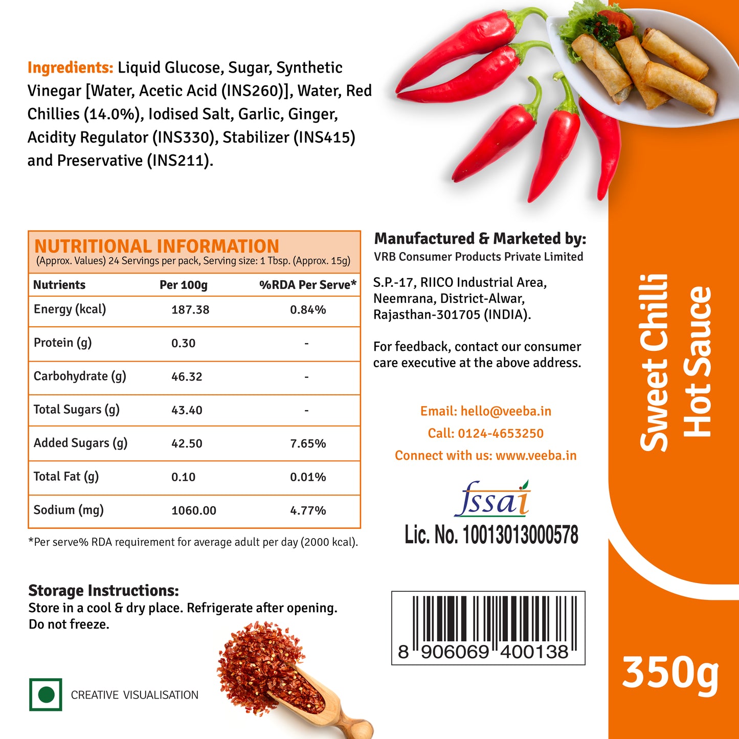 Peri Peri Hot Sauce (300g) | Sweet Chilli Hot Sauce (350g) | Siracha Chilli Hot Sauce (320g)