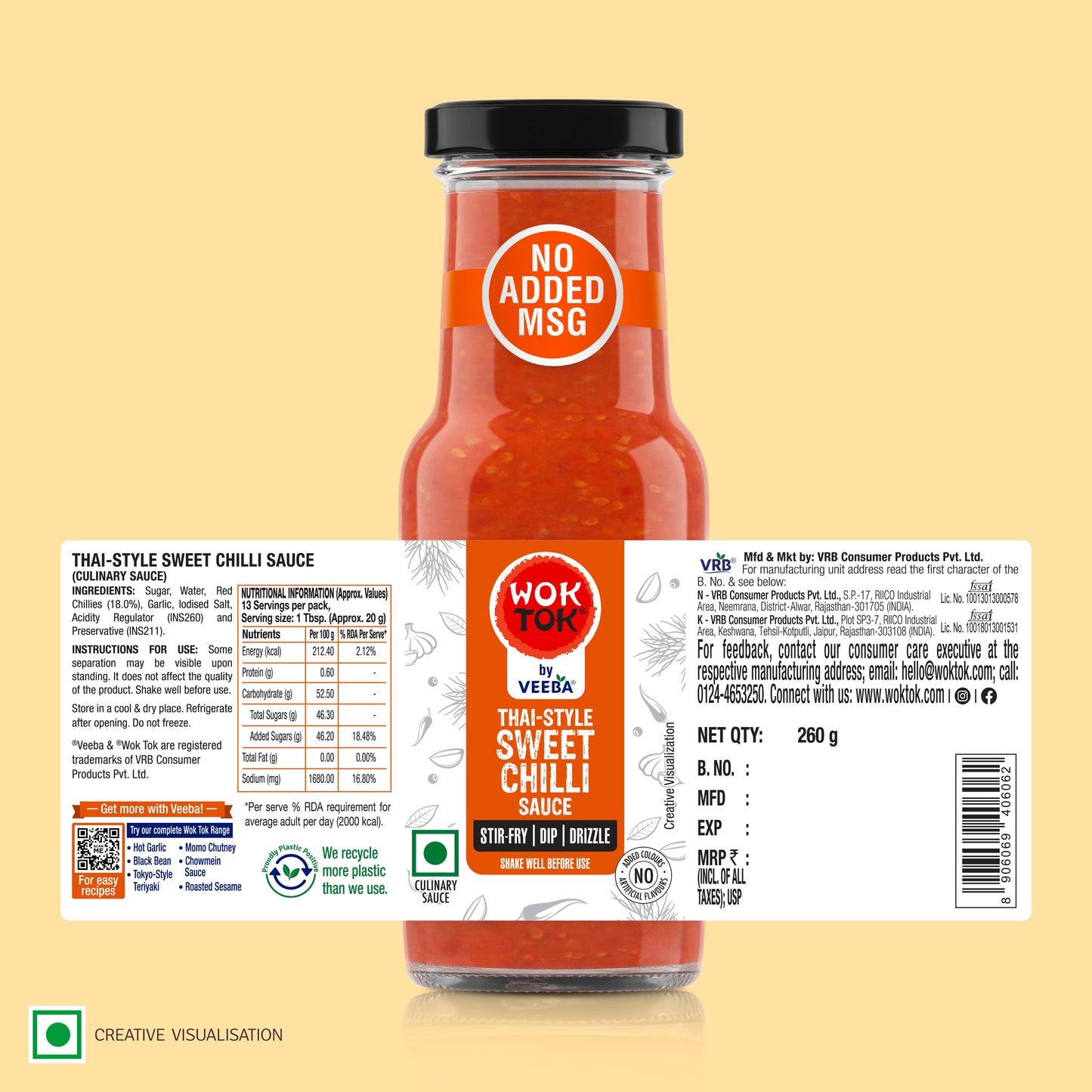 Thai-Style Sweet Chilli Sauce (260 G)