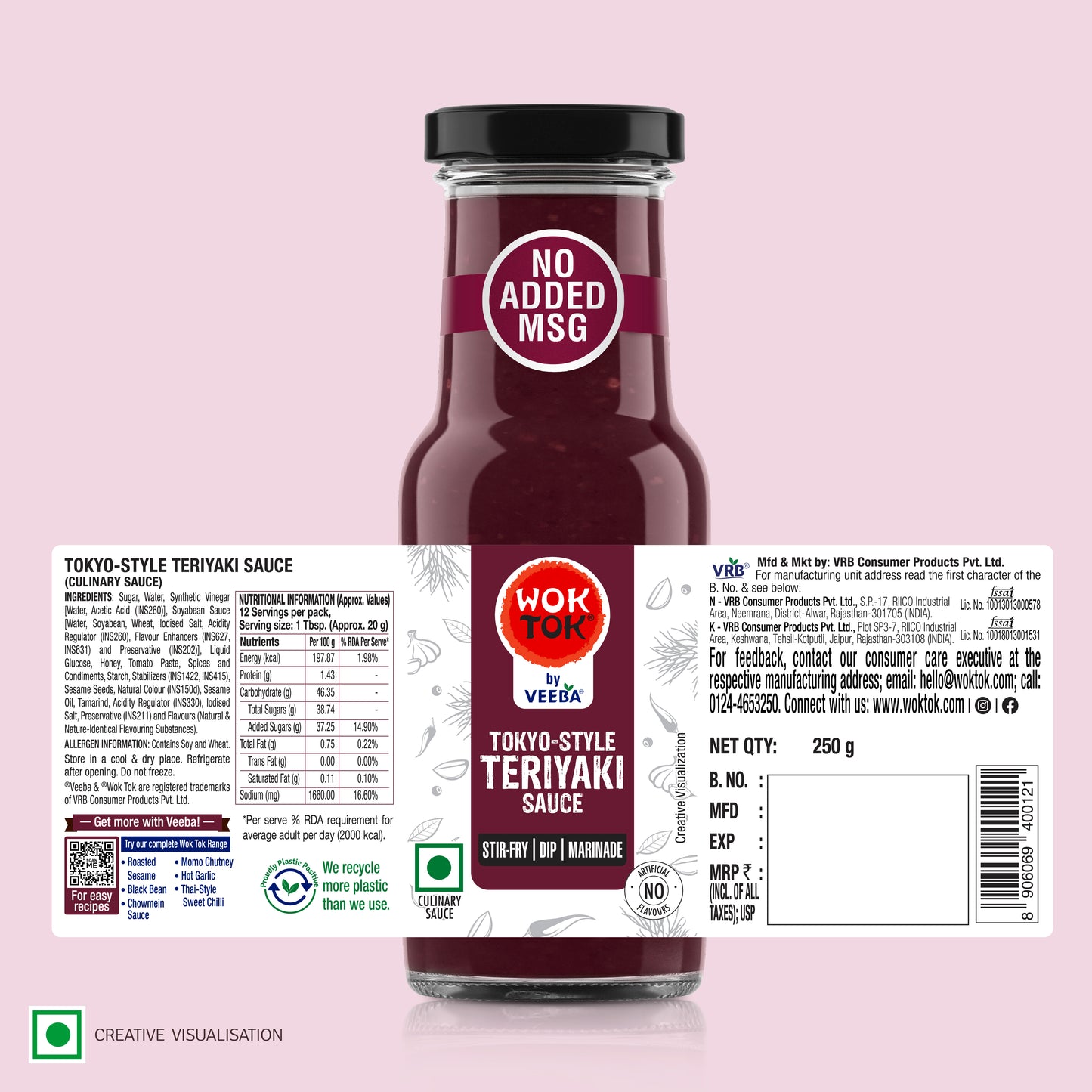 Tokyo-Style Teriyaki Sauce (250G)