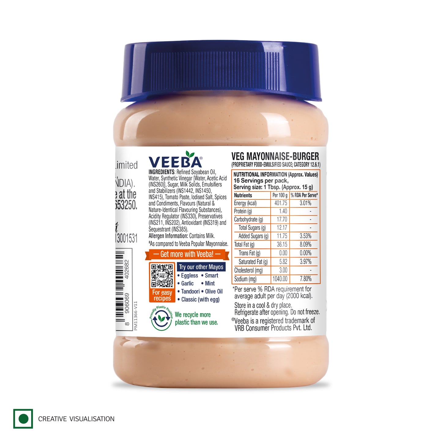 Veg Mayonnaise Burger (250G)