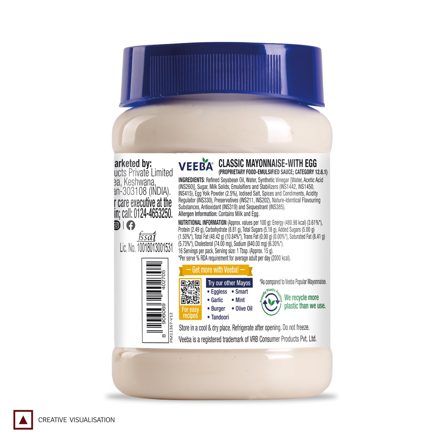 Classic Mayonnaise With Egg (250G)