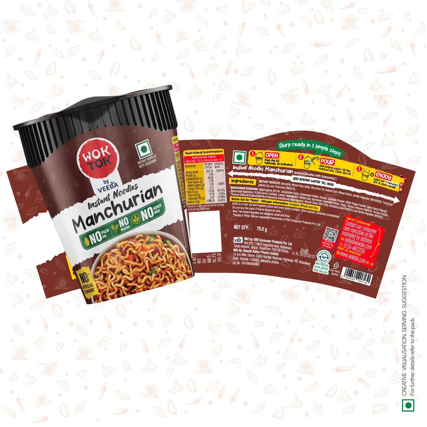 Instant Cup Noodles Manchurian