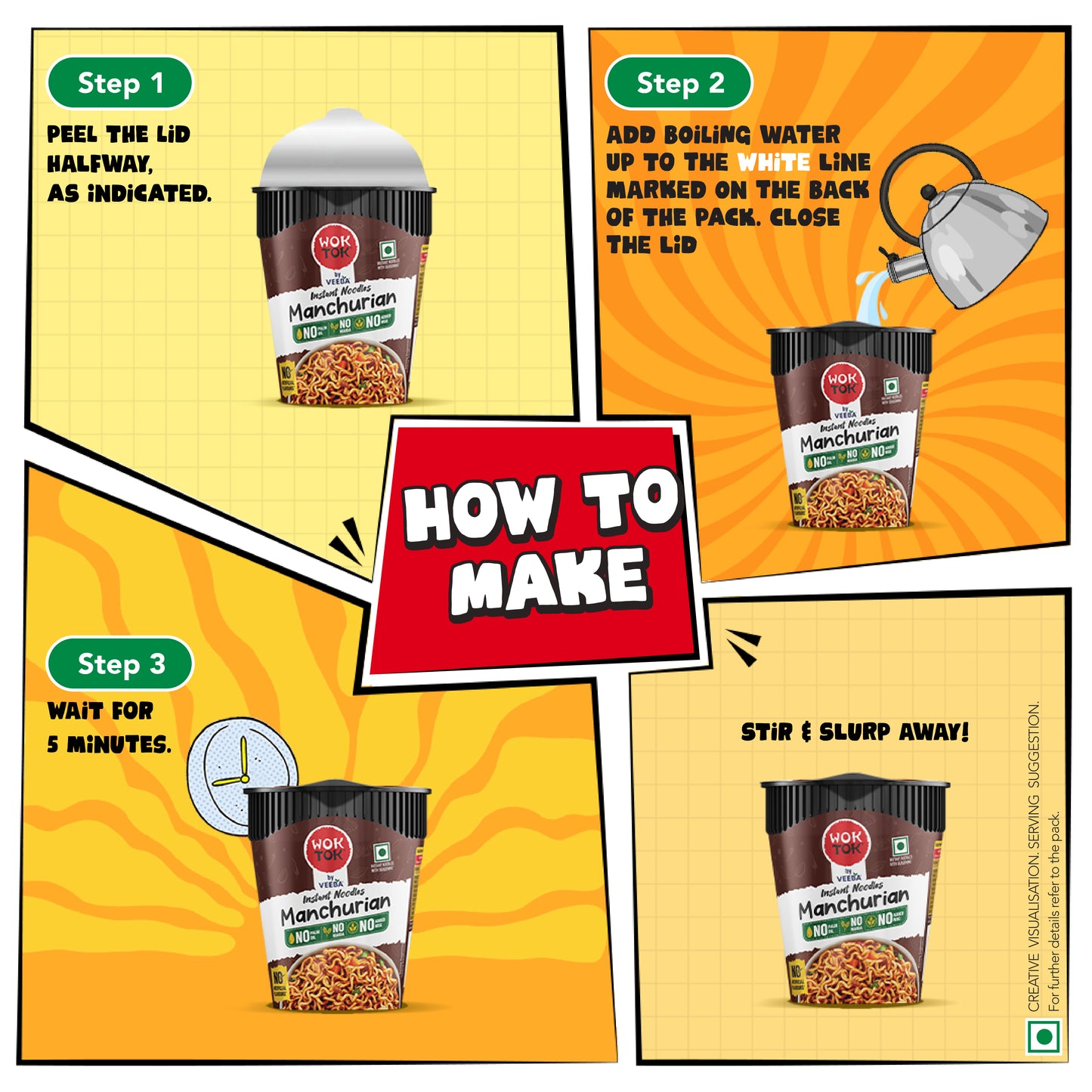Instant Cup Noodles Manchurian