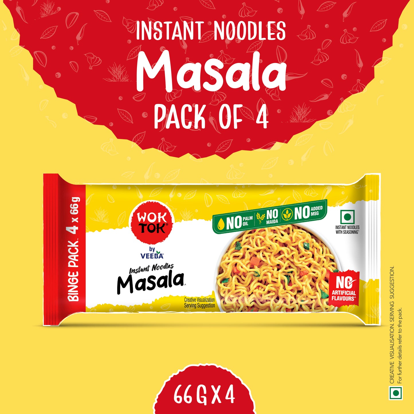 Masala Instant Noodles (Pack of 4)