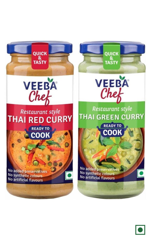 Combo - Thai Green & Red Curry(240g each)