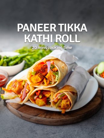 Paneer Tikka Kathi Roll