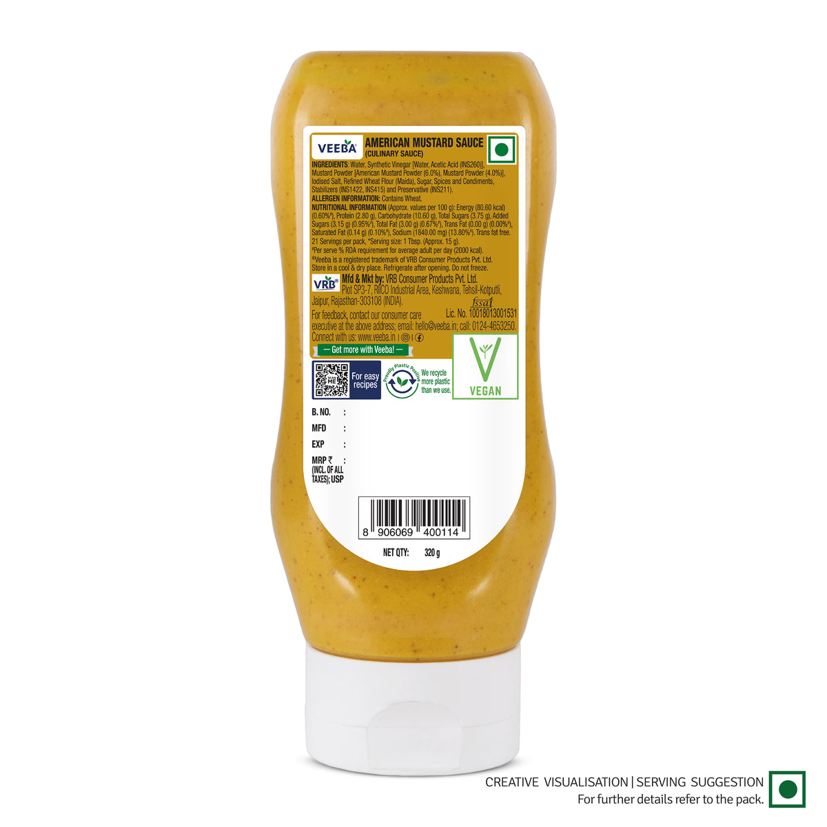 American Mustard Sauce (320G)