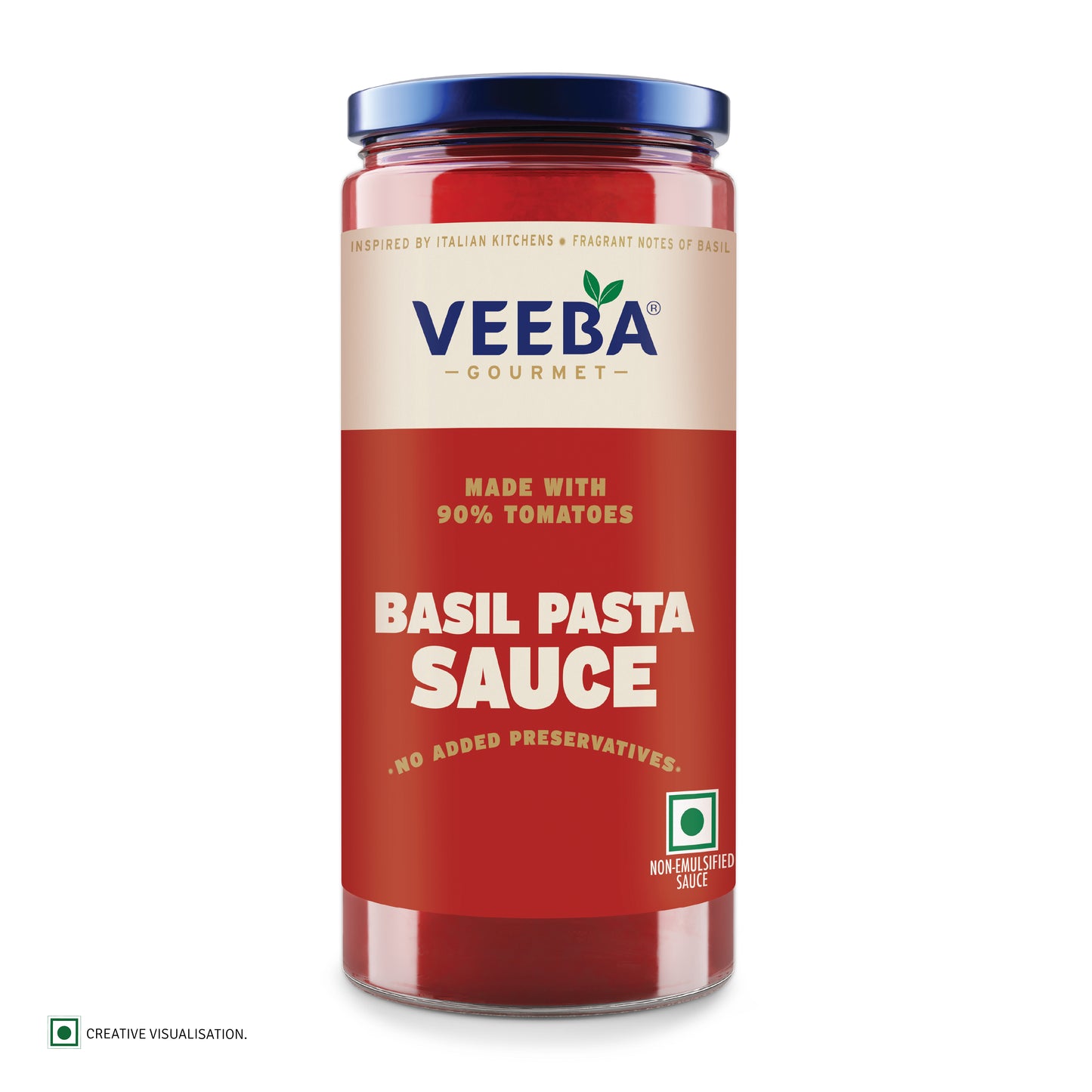 Veeba Gourmet Basil Pasta Sauce 400G