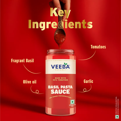 Veeba Gourmet Basil Pasta Sauce 400G