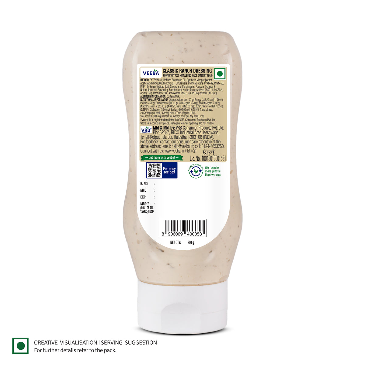 Classic Ranch Dressing (300G)