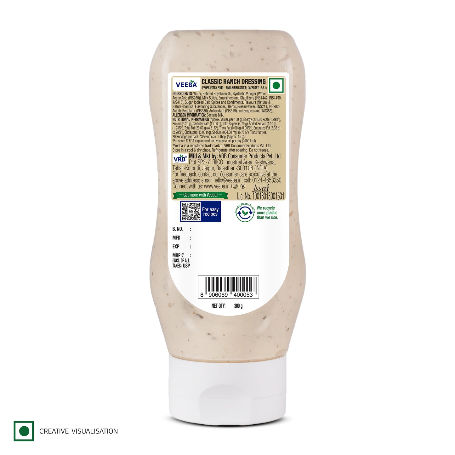 Classic Ranch Dressing (300G)