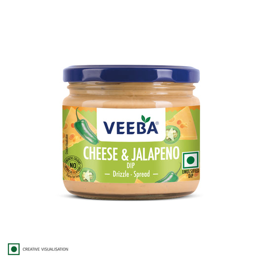 VEEBA CHEESE & JALAPENO DIP (300g)