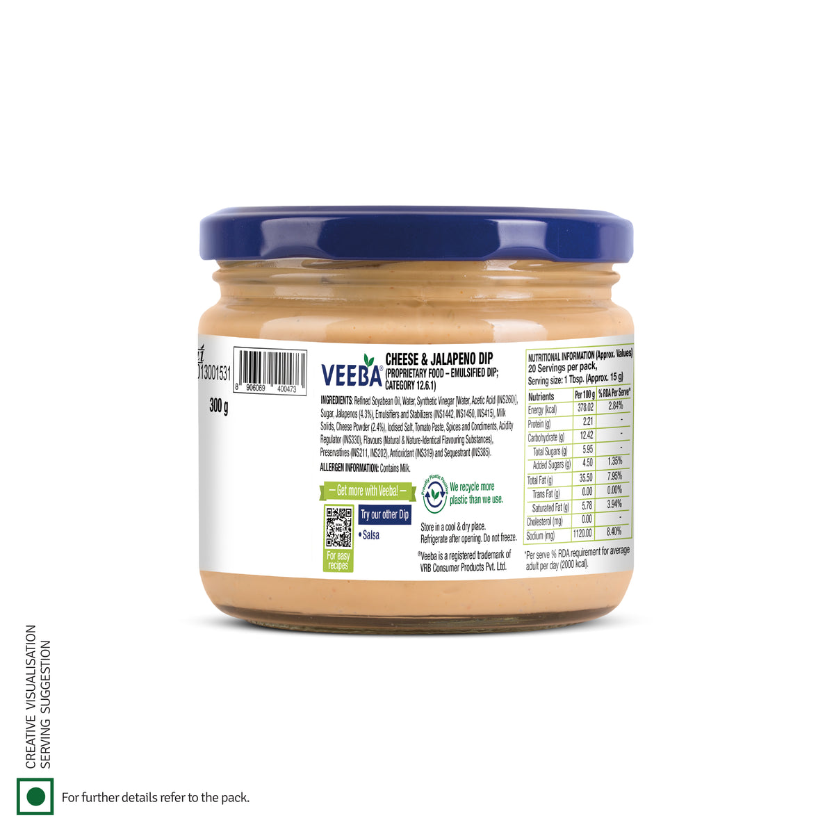 Cheese & Jalapeno Dip (300G)