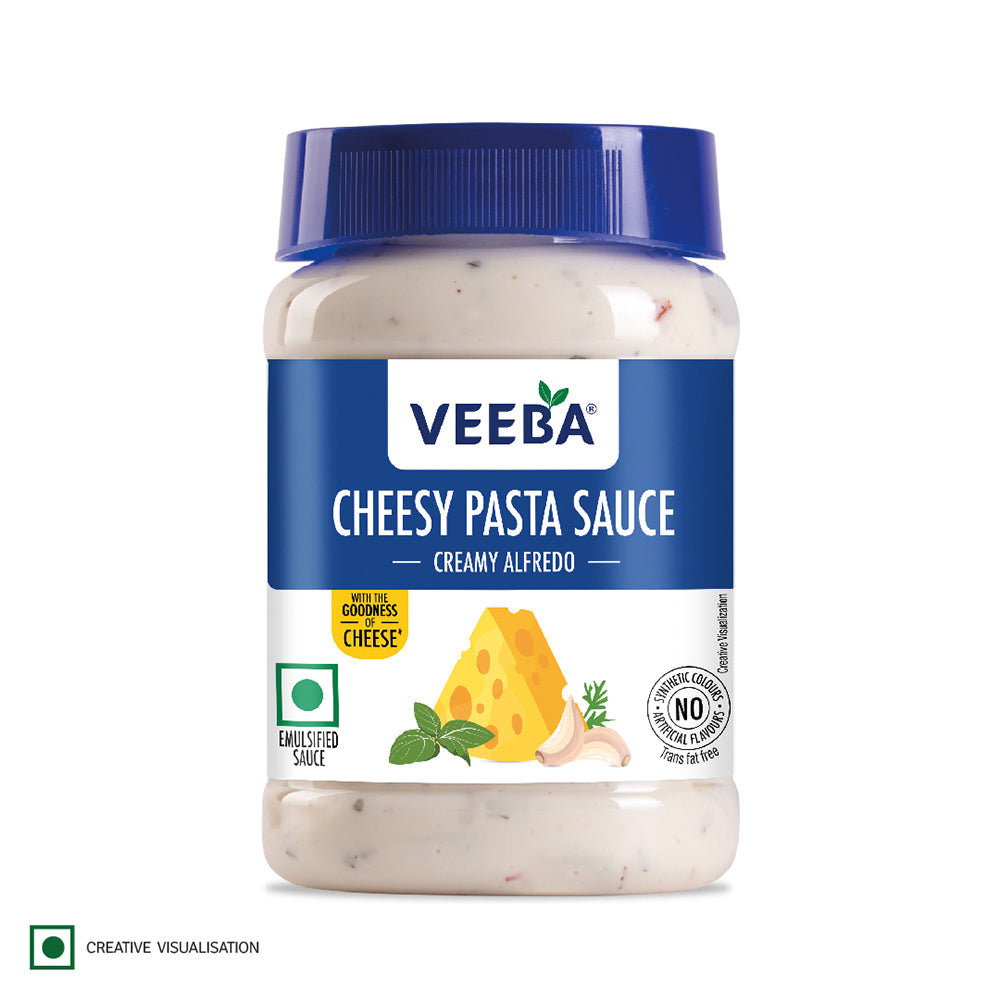 Veeba Cheesy Pasta Sauce Creamy Alfredo (250G)