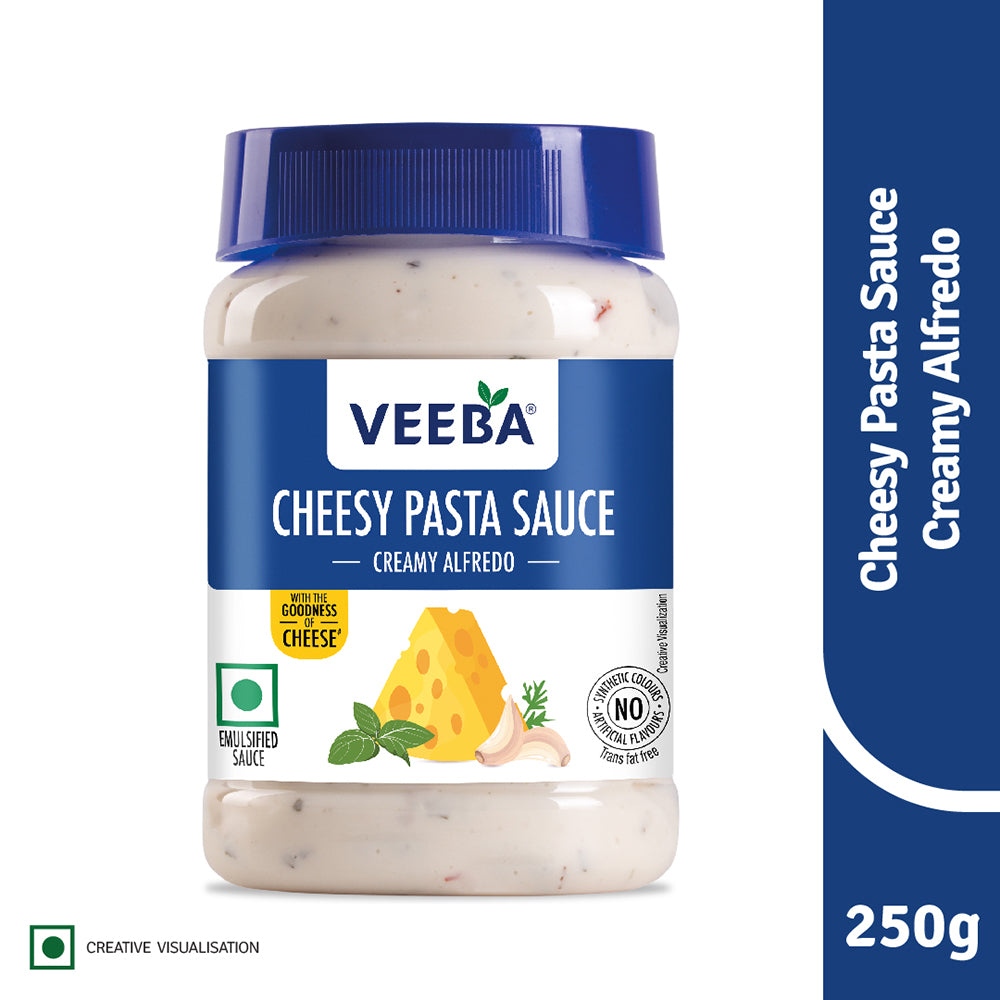 Veeba Cheesy Pasta Sauce Creamy Alfredo (250G)