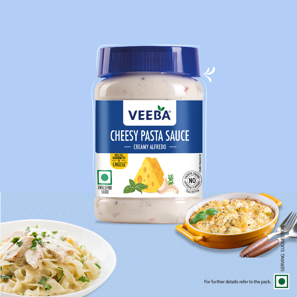 Veeba Cheesy Pasta Sauce Creamy Alfredo (250G)