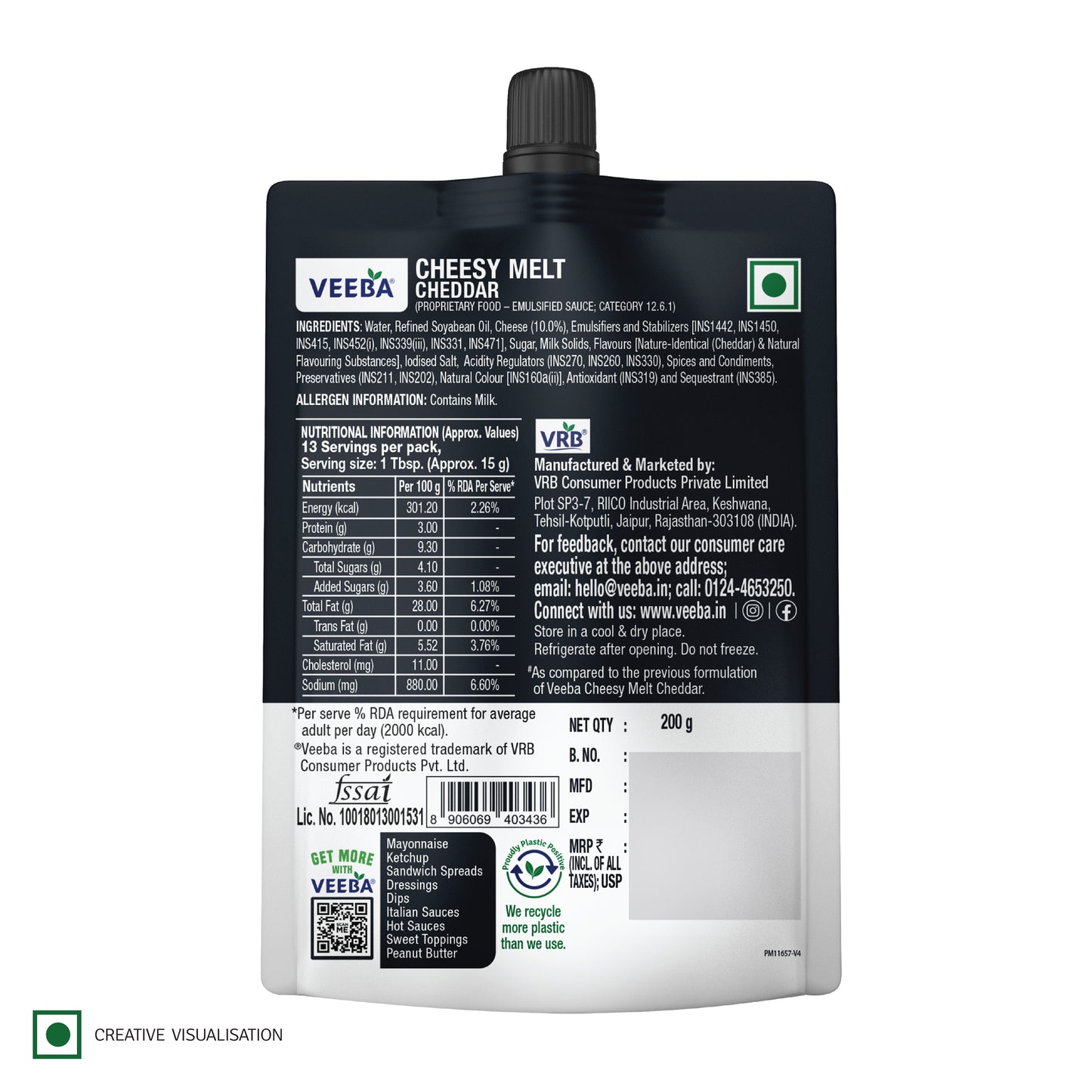 Cheesy Melt Cheddar (200g)