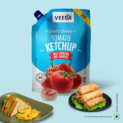 Chef's Choice Tomato Ketchup No Onion No Garlic (900G)