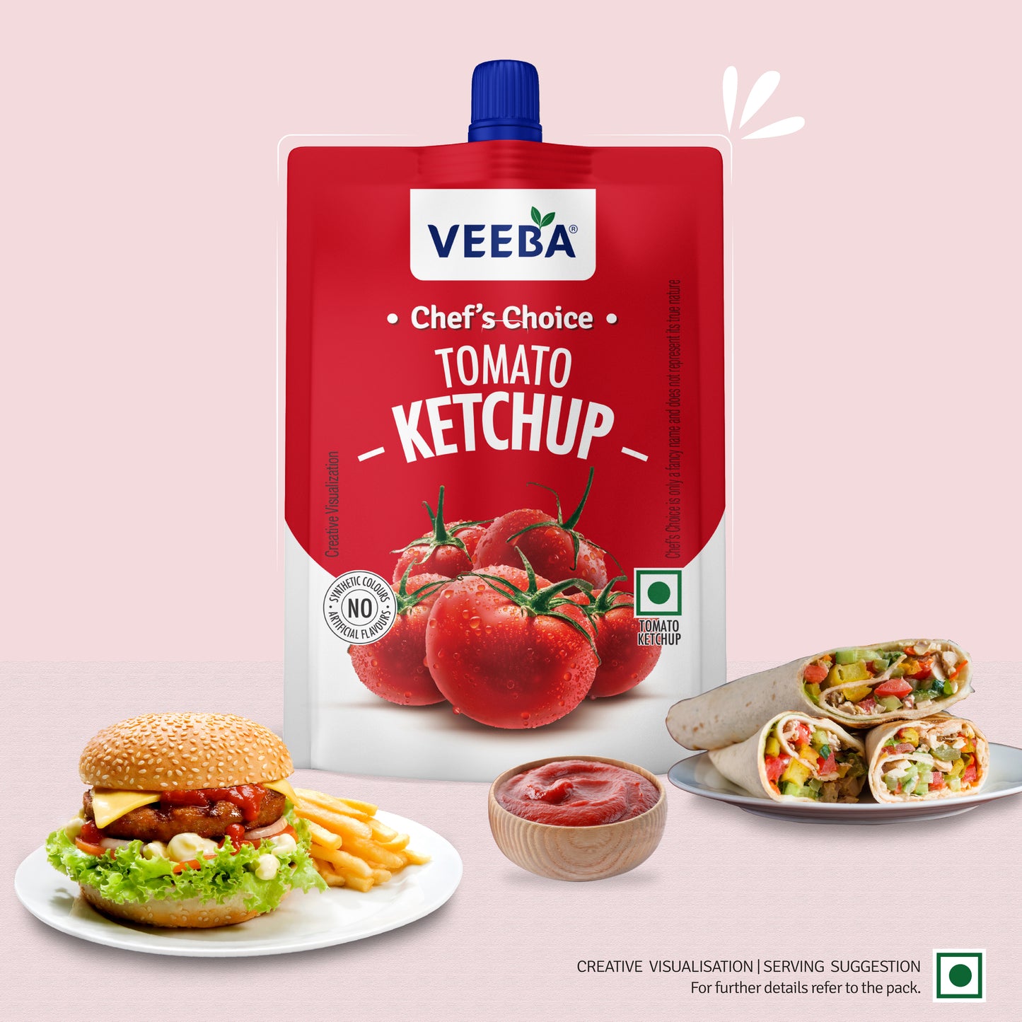 Veeba Chef's Choice Tomato Ketchup (90g)