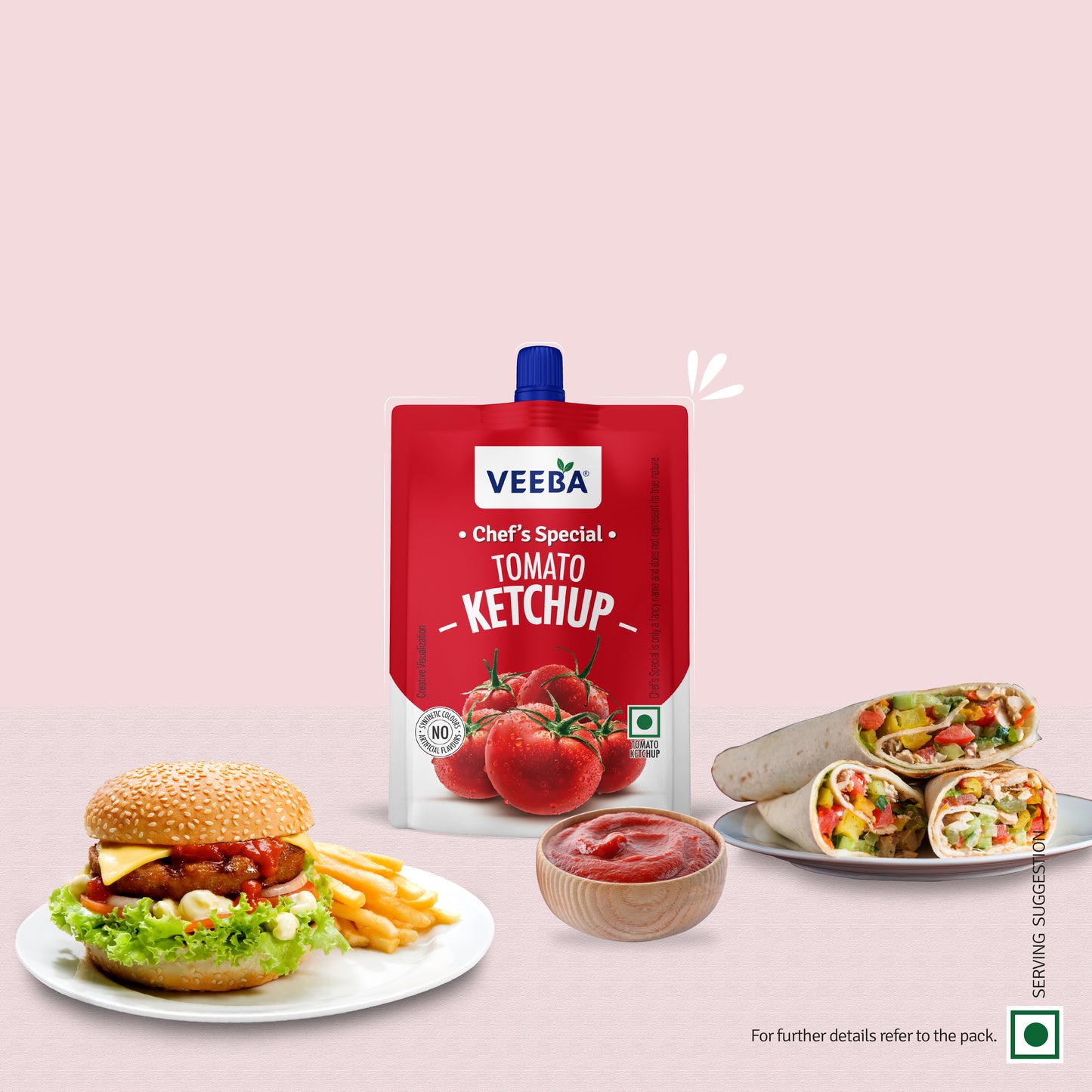 Veeba Chef's Special Tomato Ketchup (90G)