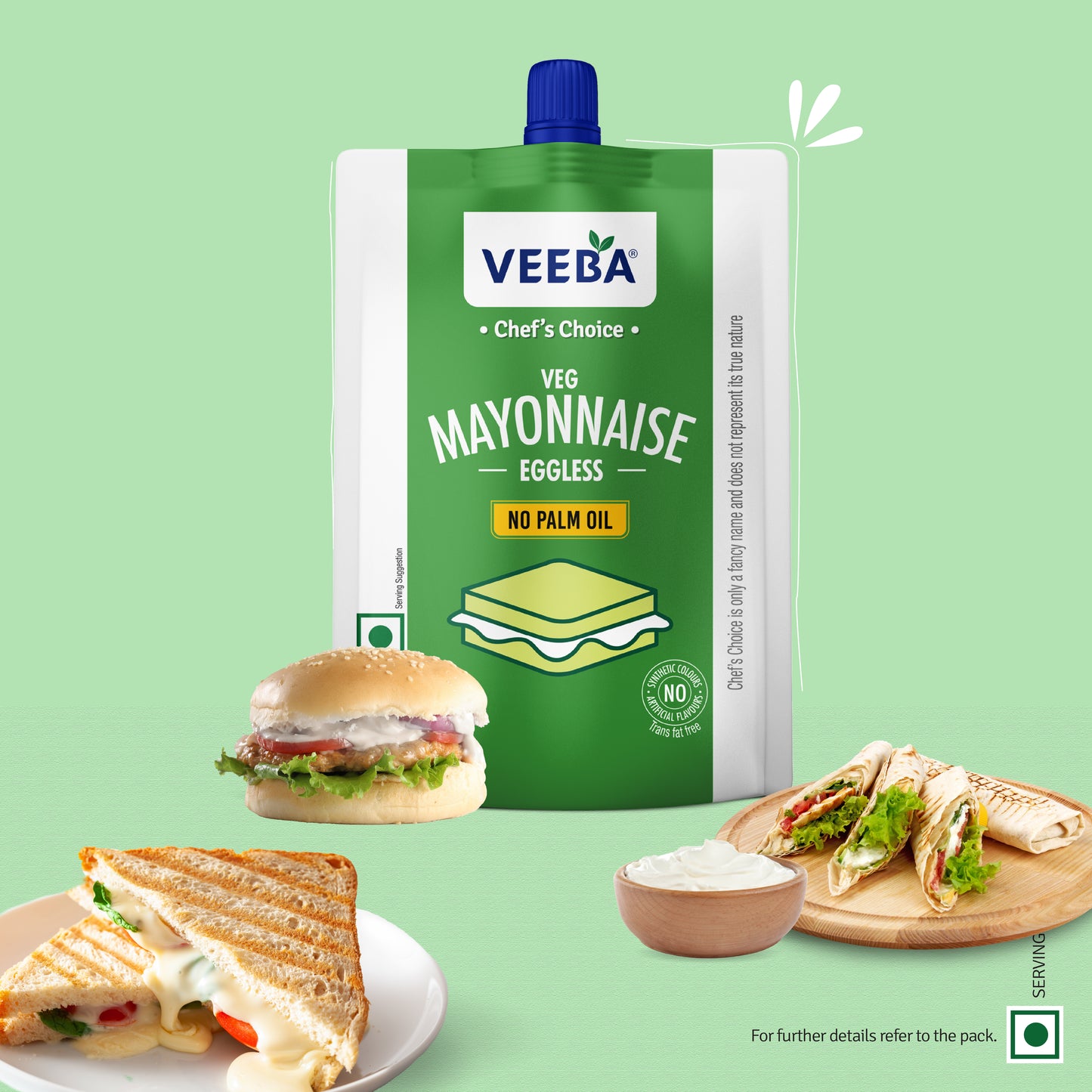 Chef's Choice Veg Mayonnaise Eggless (100G)