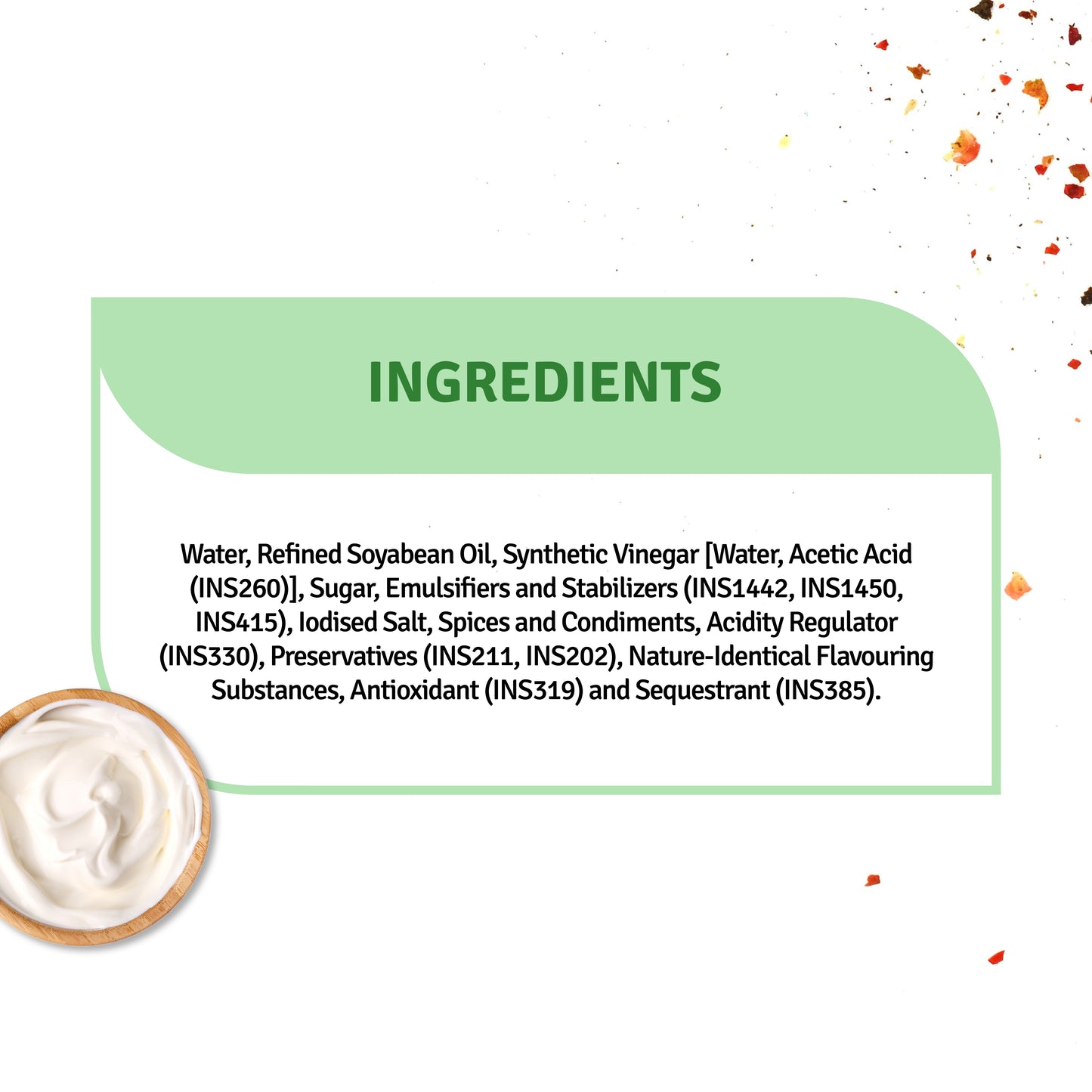 Chef's Choice Veg Mayonnaise Eggless (100G)