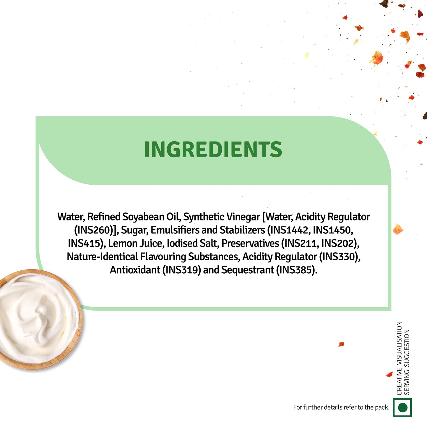 Chef's Choice Veg Mayonnaise Eggless (100G)