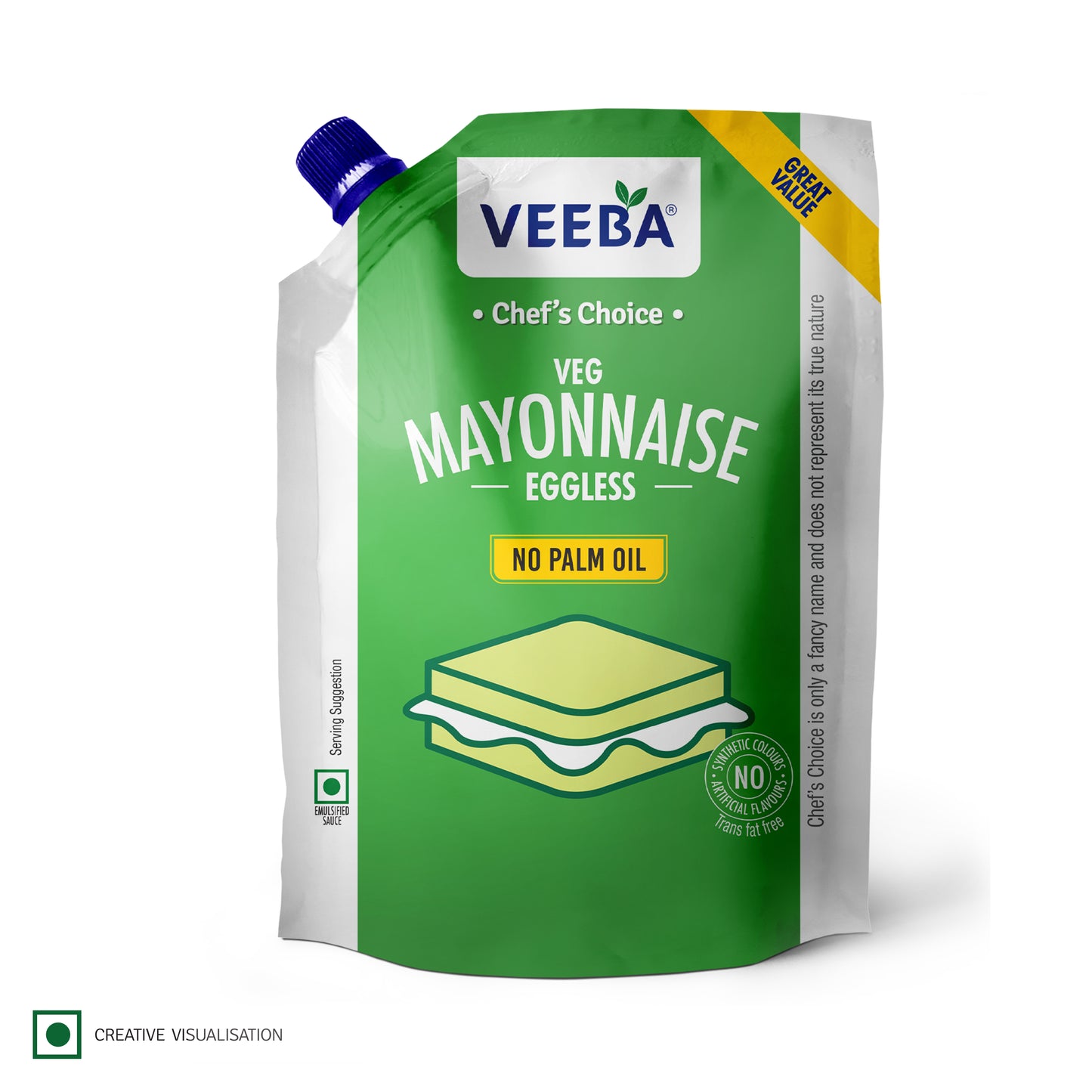 Chef's Choice Veg Mayonnaise Eggless (875G)