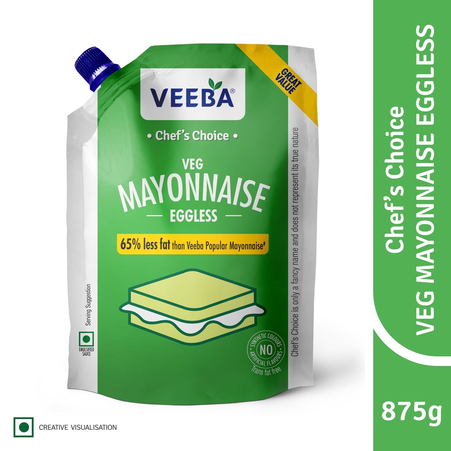 Chef's Choice Veg Mayonnaise Eggless (875G)