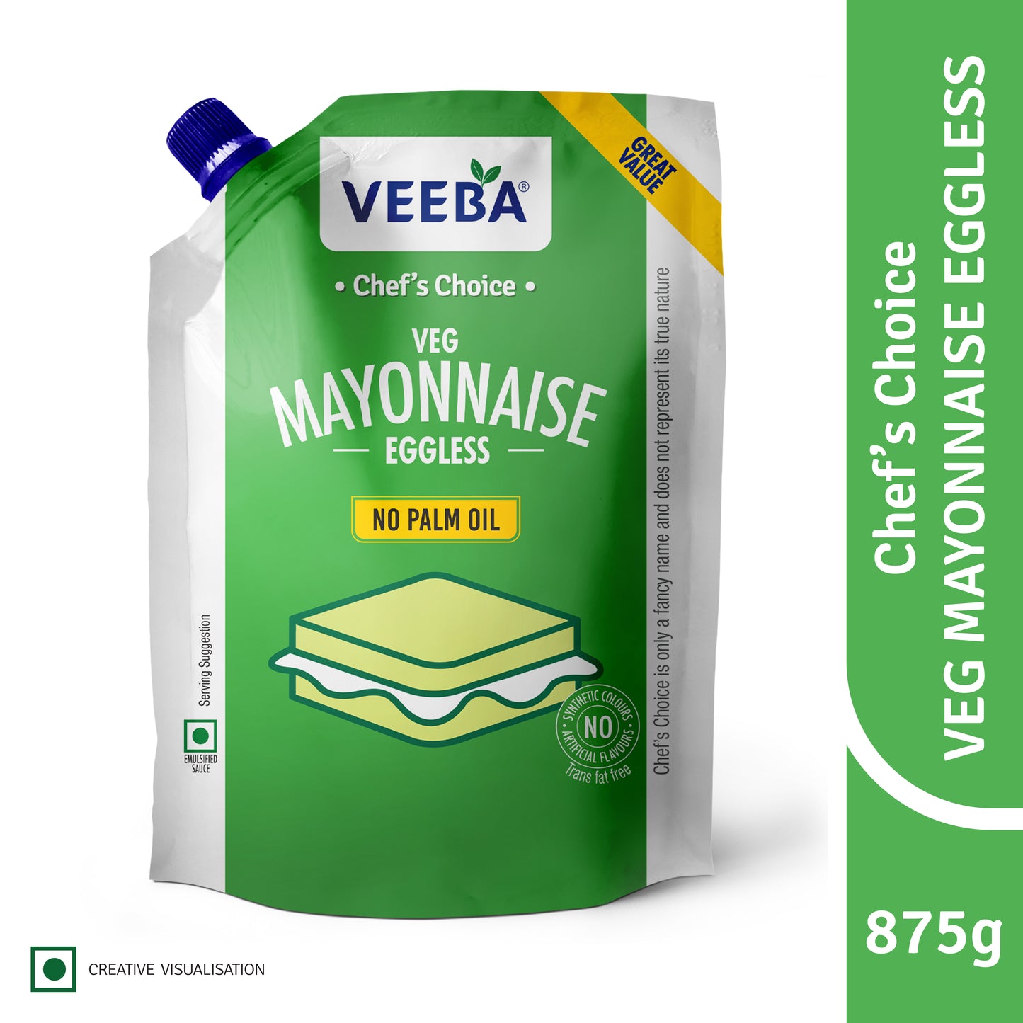 Chef's Choice Veg Mayonnaise Eggless (875G)