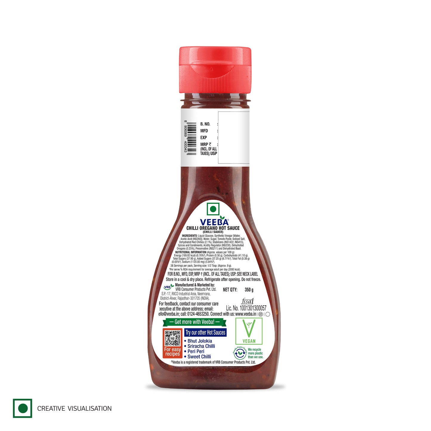 Chilli Oregano Hot Sauce (350G)