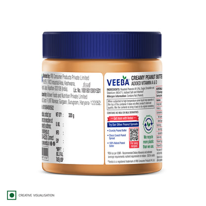Creamy Peanut Butter added Vitamin A & D (320 g)